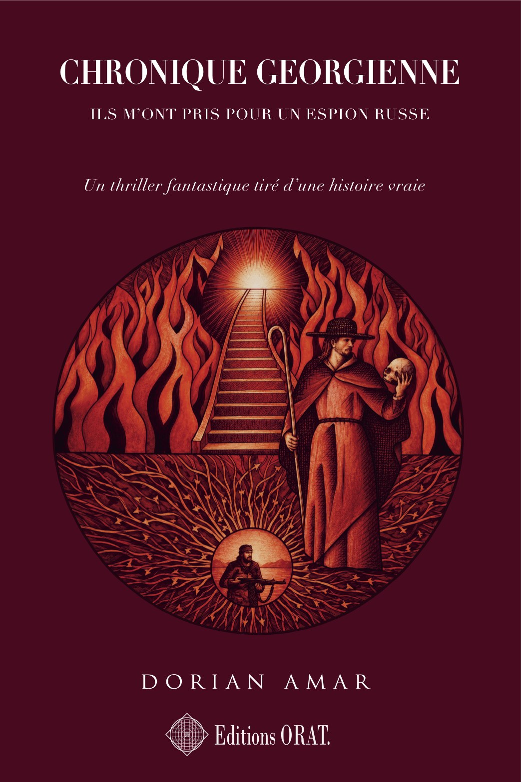 Première de couverture — Chronique géorgienne, Dorian Amar, Éditions Orat